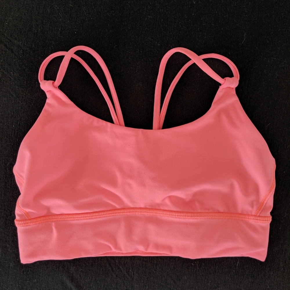 Lululemon Athletica Sunshine Salutations Bra sz 4